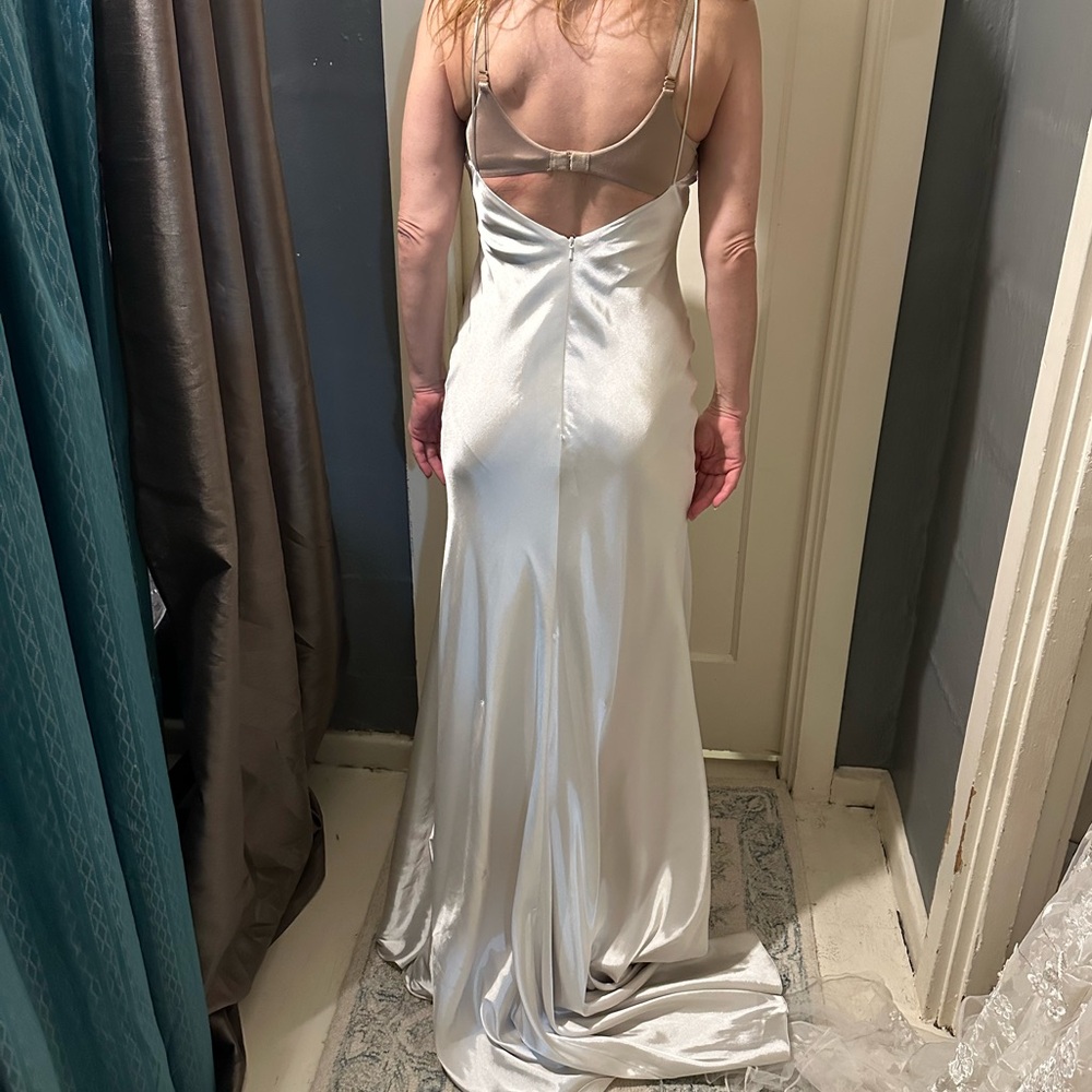 Allure Bridals Ivory Floral Lace Gown - Picture 15 of 16